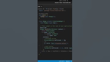 Text button Vs Elevated button in flutter #short