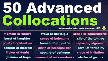 Everyday English: 50 Advanced Collocations for Social Fluency!