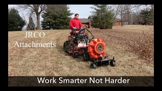 JRCO Leaf Plow & Blower Buggy | Taking the Labor Out of Leaf Removal