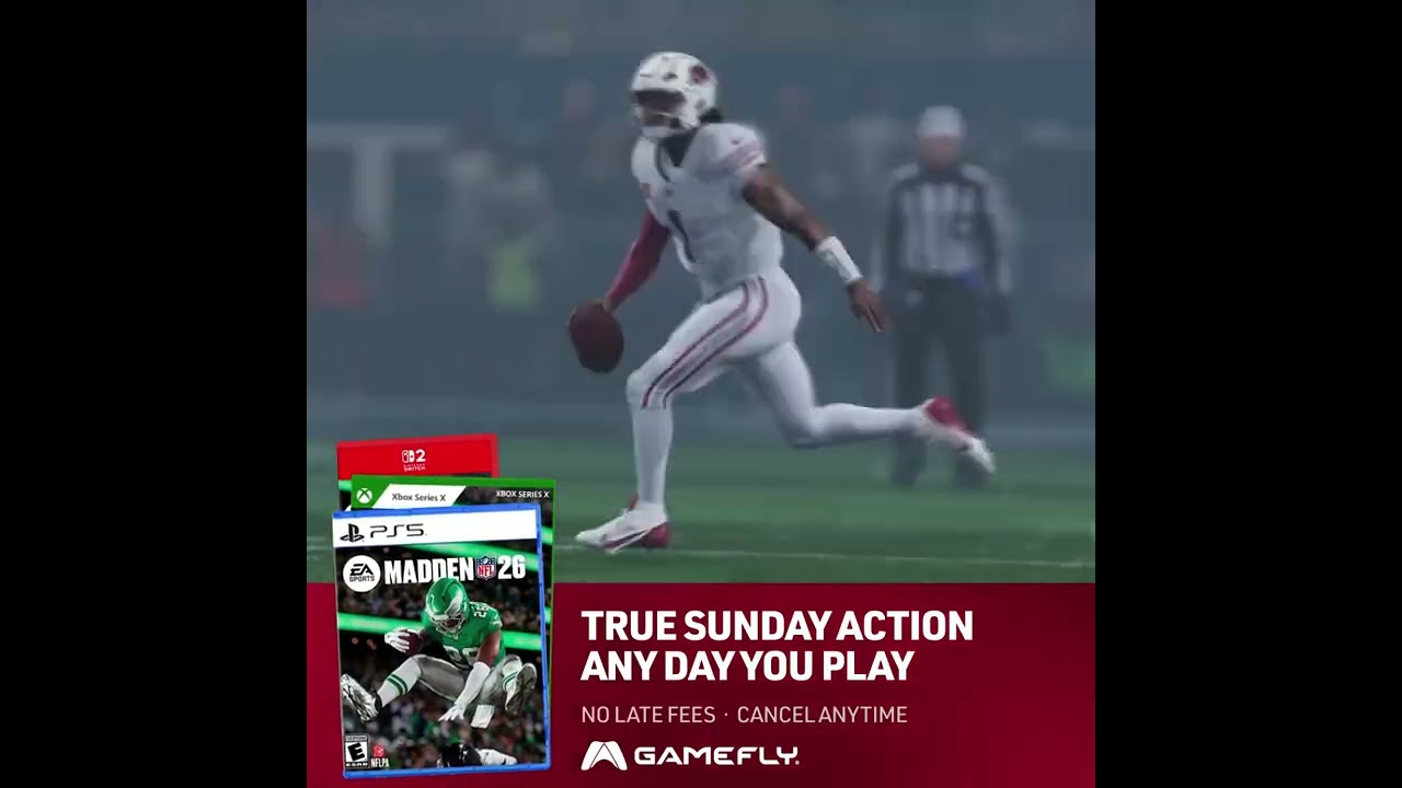 GameFly Video Game Rentals - Madden NFL 26 - Rent It Love It sqh - Rent Your Games and Save 