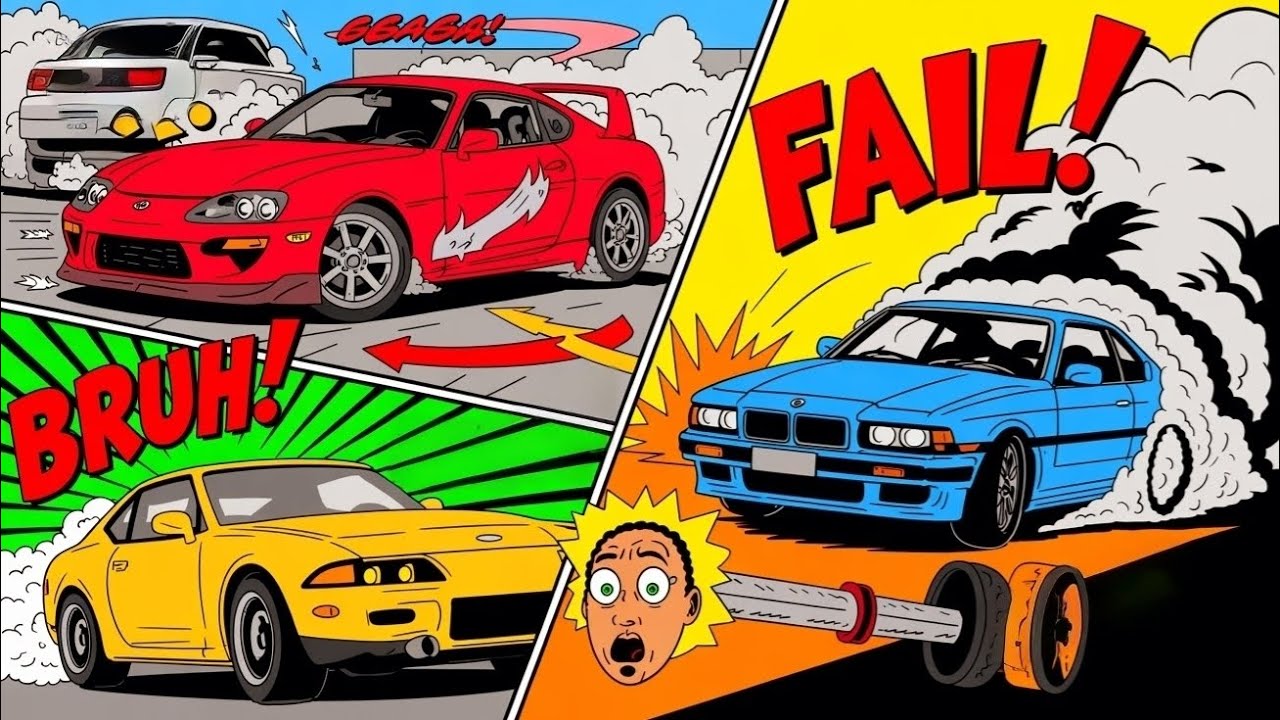 Funny Auto Best Funny Car Compilation Videos | Supra, BMW, Skyline | Drift Fails ...