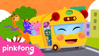 Die Räder vom Bus | Auto - Lieder | Pinkfong Lieder für Kinder