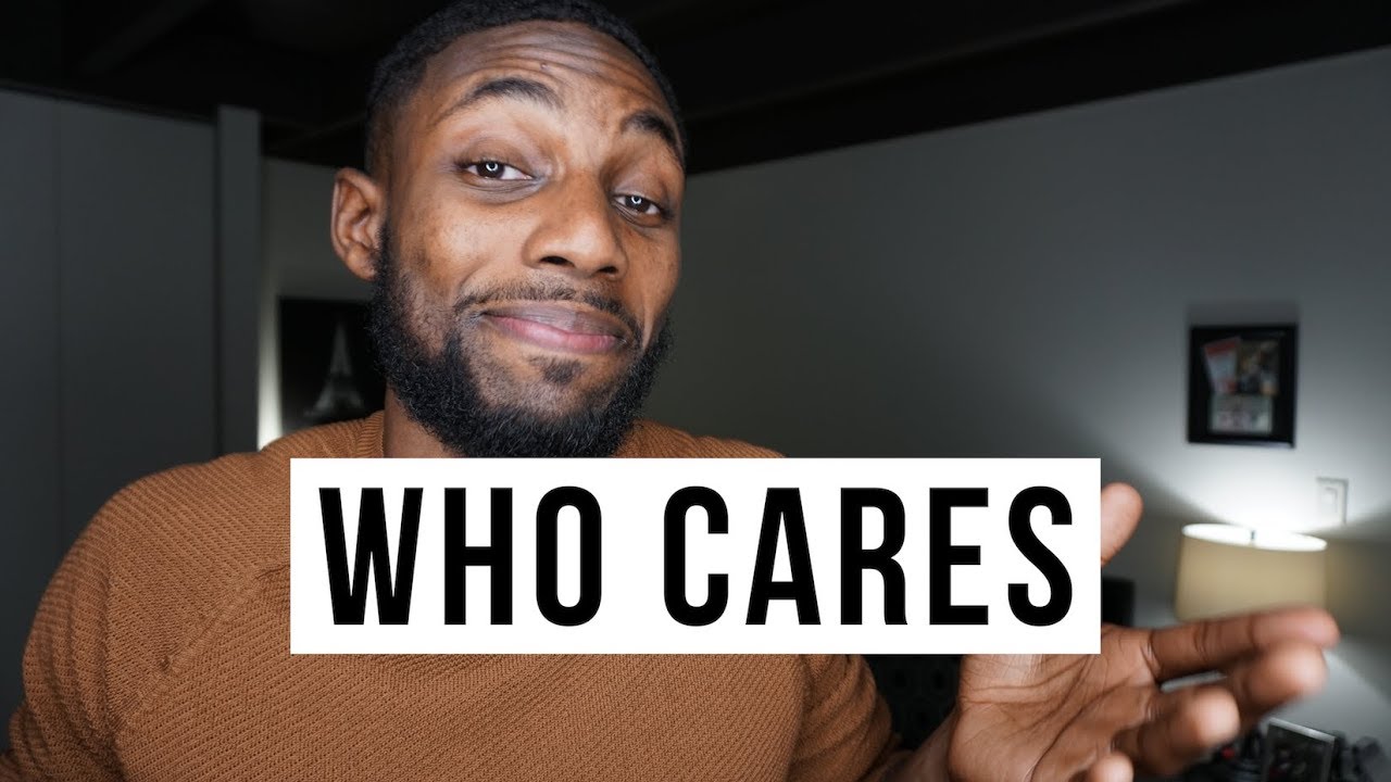 How To Not Care What Other People Think - YouTube