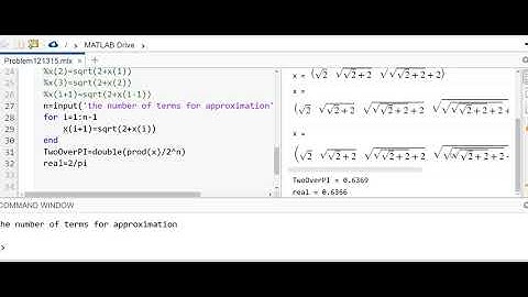 Matlab Chapter 6 Fibonacci numbers problem 12 13 15