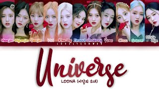 LOONA (이달의 소녀) – Universe Lyrics (Color Coded Han/Rom/Eng)
