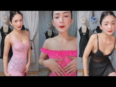 Try on haul || Jualan live dress tidur santai menarik