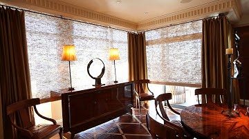 Residential motorized drapery & shades - automated for smart home control