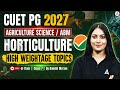 CUET PG 2027 | CUET PG Agriculture Science/ABM Horticulture | CUET PG Horticulture | By Damini Ma'am