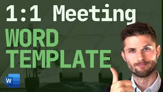 Free Word Template: 1:1 Employee-Manager Meeting | Download Free Word Template: 1:1 Employee-Manager Meeting | Download