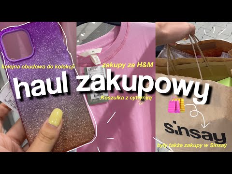 🛍️HAUL ZAKUPOWY| h&m, sinsay, deichmann, dealz🛍️