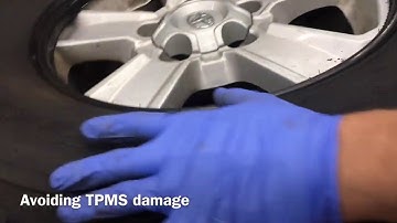 Avoiding damage with a TPMS sensor