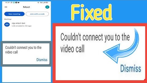 Google Meet Fix Couldn