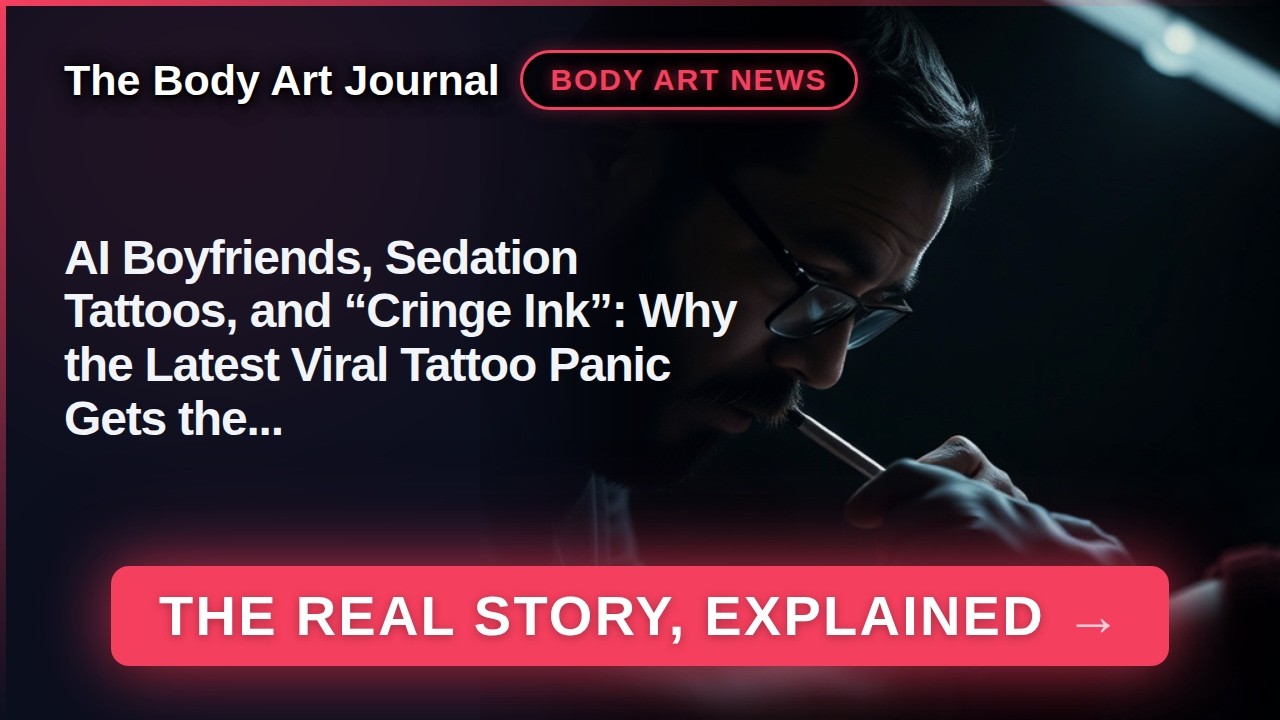 AI Boyfriends, Sedation Tattoos, and “Cringe Ink”: Why the Latest Viral Tattoo Panic Gets the Science Wrong