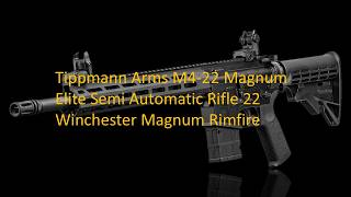 Tippmann Arms M4-22 Magnum Elite Semi Automatic Rifle 22 Winchester Magnum Rimfire!