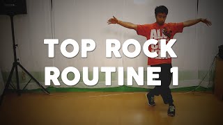 Top Rock Routine for Beginners | Learn Breakdancing for Beginners