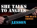 She Talks To Angels - Guitar Lesson