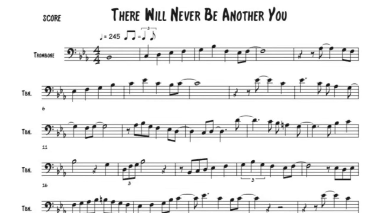There Will Never Be Another You - Bob Brookmeyer Transcription - YouTube