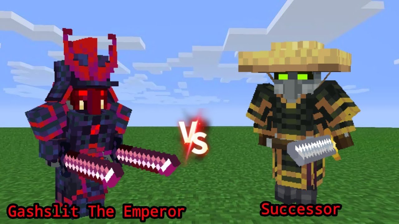 Successor Vs Gashslit The Emperor | Minecraft Mob Battle Bedrock - YouTube