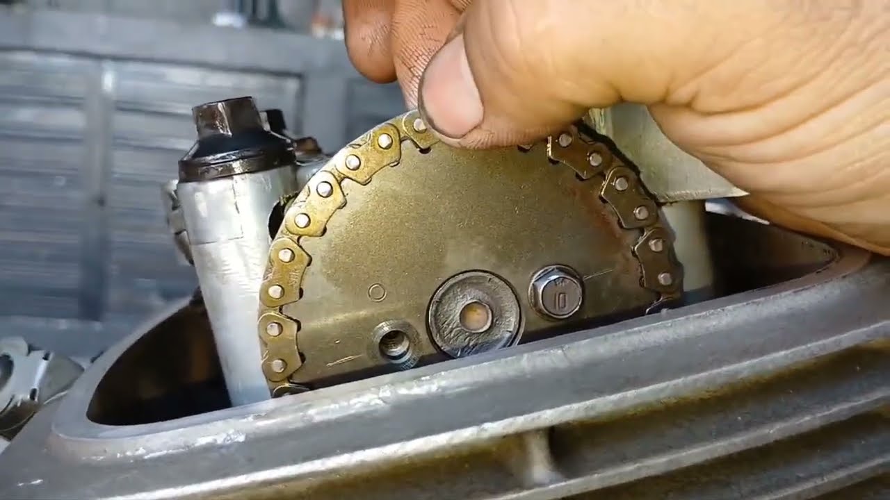 Corrente de comando ruim ou válvula folgada não confunda