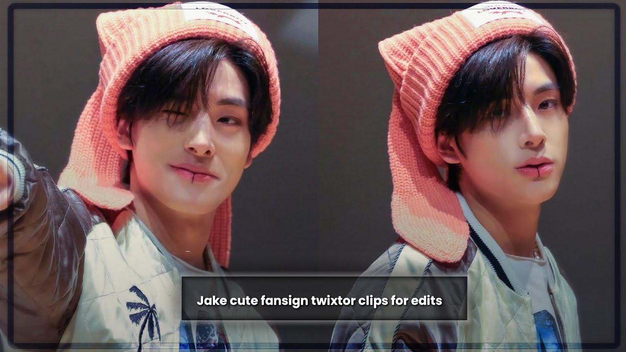 Enhypen Jake cute/soft fansign twixtor clips for edits 4k - YouTube
