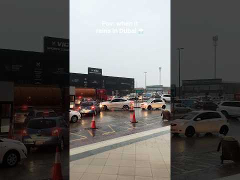 Dubai rains : Discovering a Different Side. #dubairain  #dubailife #dubaicity #rain