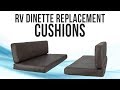RV Dinette Booth Cushions with Memory Foam - RecPro
