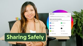 Quick tips for safely sharing on social media