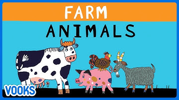 Farm Animals for Kids🐮🐑🐷🚜 | Animated Kids Book | Vooks Narrated Storybooks