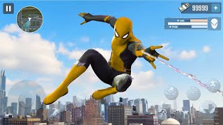 Süper Kahraman Örümcek Adam Oyunu 2021 - Spider Rope Hero - Gangster New York City