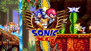 Sonic XG (Classic) Pt.2 ✪ Full Game (100%) Playthrough as Tails (1080p/60fps)