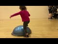 Wavy “Trains” on the Bosu Ball