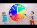 Kids playing at Magic wheel