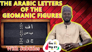 Sec 1, Stg 21: Arabic Letters Of The Geomantic Figure.
