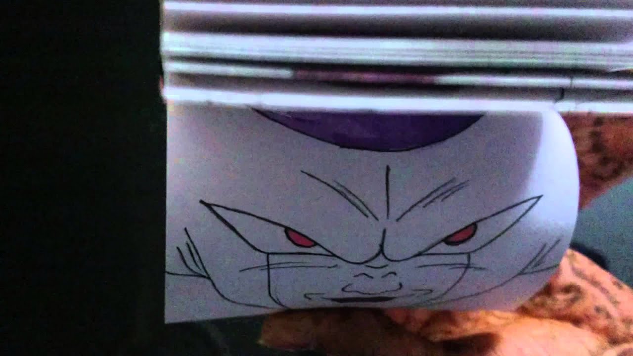 Dragon ball z flip book YouTube