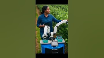 #AI Robot Harvesting Blueberries | Future of Smart Farming Technology#farming #lifeisbutadream