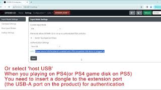 Guidance--- How to choose input mode(Especially PS4/PS5/XBOXONE)
