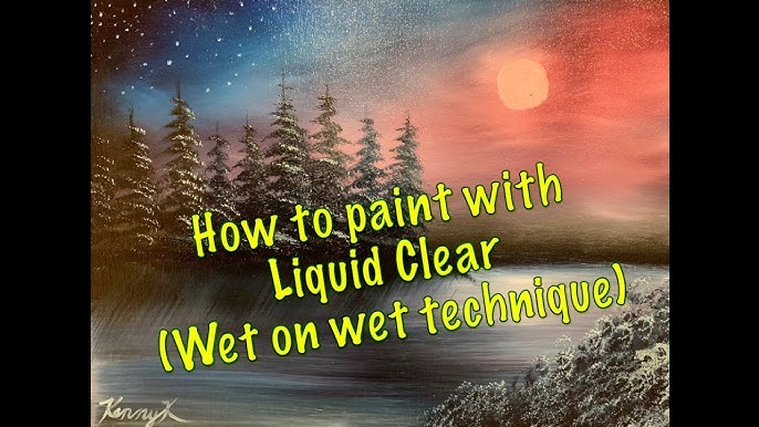 How to make and apply Liquid White Paint (Beginners level) 