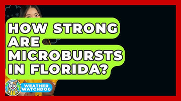 How Strong Are Microbursts In Florida? - Weather Watchdog