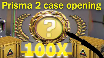 Knife Unboxing Prisma 2 case 100x!!!!