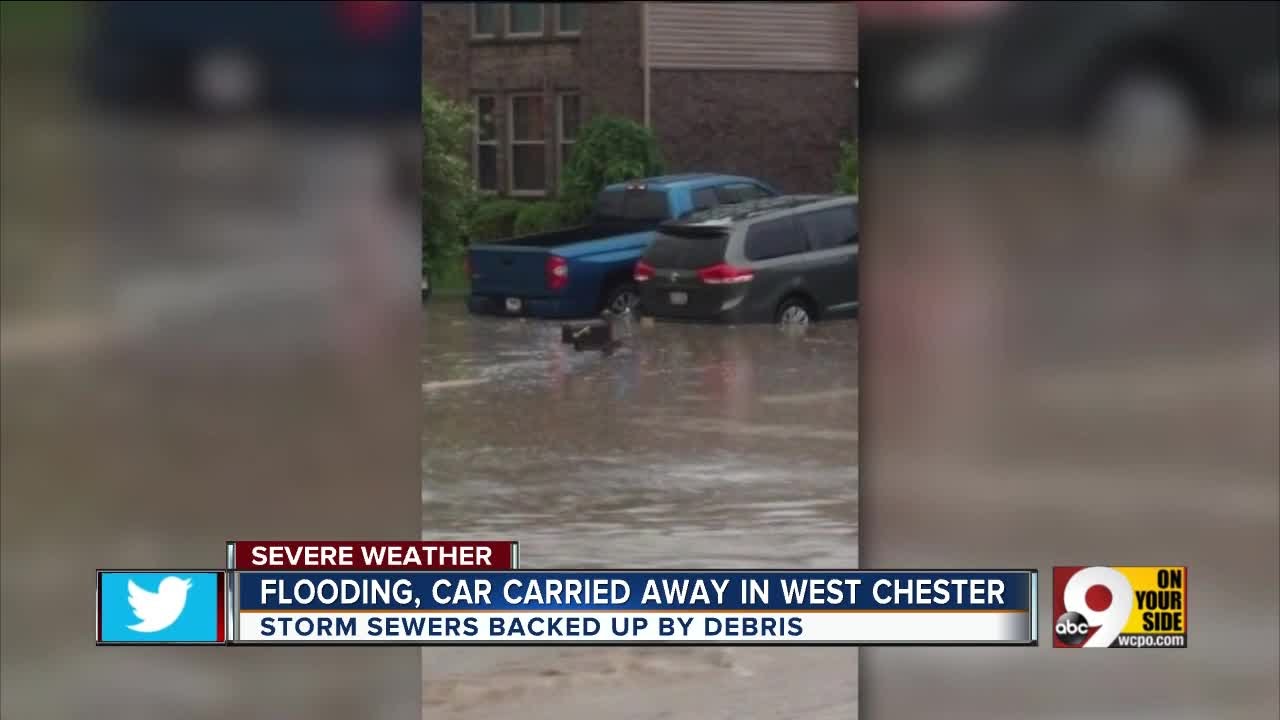 West Chester Township Neighborhood Flooded Saturday Youtube