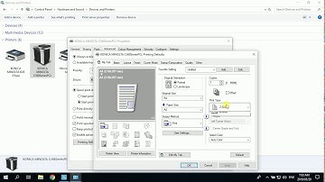 How to default 1-sided printing on Konica Minolta Windows 10 Single Sided Printing