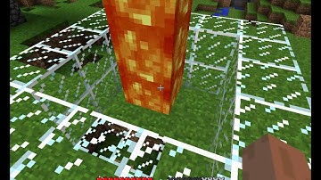 lavafall in minecraft
