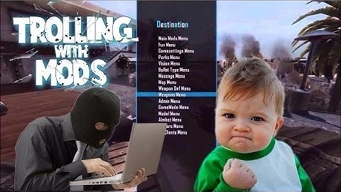 Black Ops 2 Mod Trolling #1 AimBot TrickShot+More