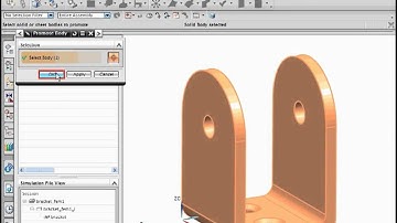 NX CAE Finite Element Analysis Workflow - Idealize (Siemens PLM)