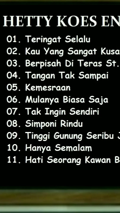 Hetty Koes Endang - Teringat Slalu #shortsviral