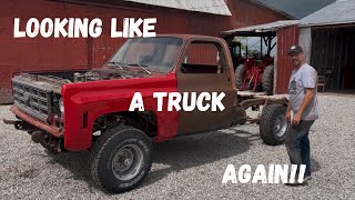 Project “ROTSDALE” is really moving!  Cab and frame are DONE!