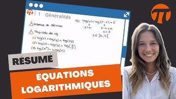 Équations logarithmiques