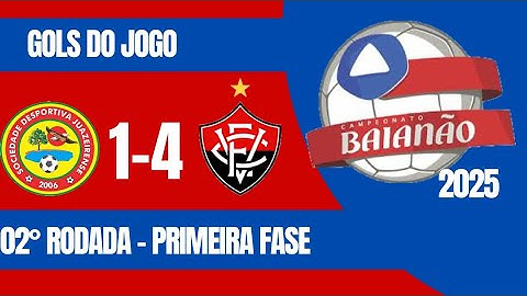 JUAZEIRENSE 1X4 VITÓRIA, CAMPEONATO BAIANO 2025