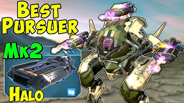 Mk2 Halo Pursuer Overpowered Stealth Brawler - War Robots Gameplay WR