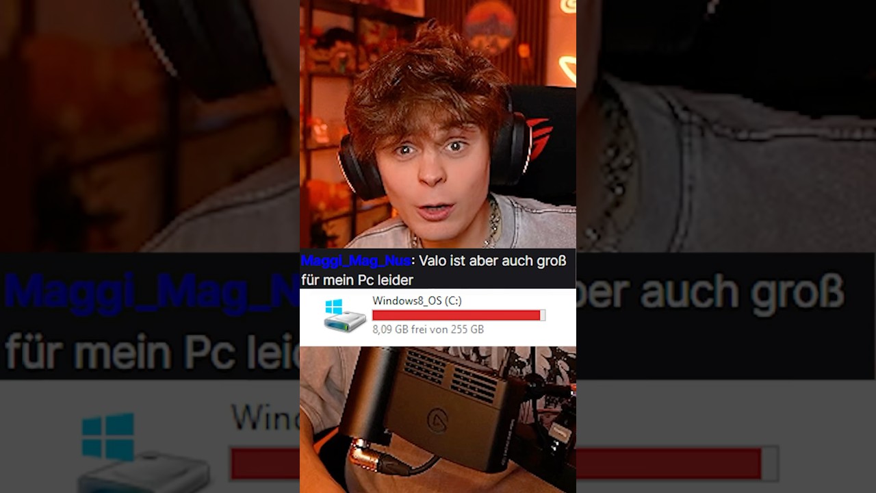 SPEICHER VOLL VON EINEM SPIEL